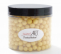 Preview: Sugar pearls large glitter yellow 140 g at sweetART-01