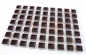 Preview: Karton - Schokoladenschalen eckig zartbitter von sweetART -1