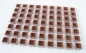 Preview: 63 Stück Schokoladenschalen eckig Vollmilch von sweetART -1