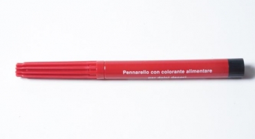 Red food color pen water soluble at sweetART