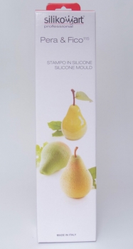 Silicone Dessert Mould - Pear - Fig (Pera & Fico) - SilikoMart at sweetART