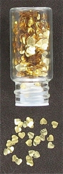 Gold Herzchen 3 mm, 2000 Stk. von sweetART