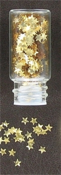 Gold Sternchen 3 mm, 1650 Stk. von sweetART