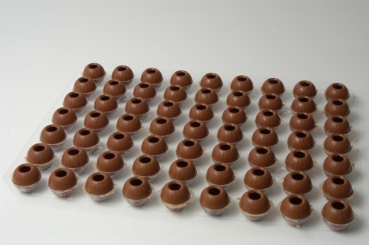 108 mini Truffle hollow shells milk - praline shells at sweetART -1
