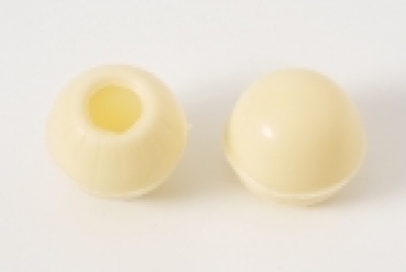 Box - Truffle hollow shells white - praline shells at sweetART-3