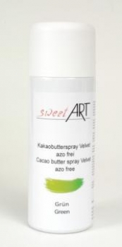 Cocoa butter velvet spray green 400 ml at sweetART