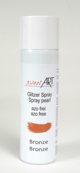 Glitter Pearl Spray Bronze food save at sweetART