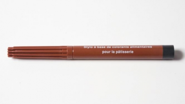 Brown food color pen water soluble at sweetART