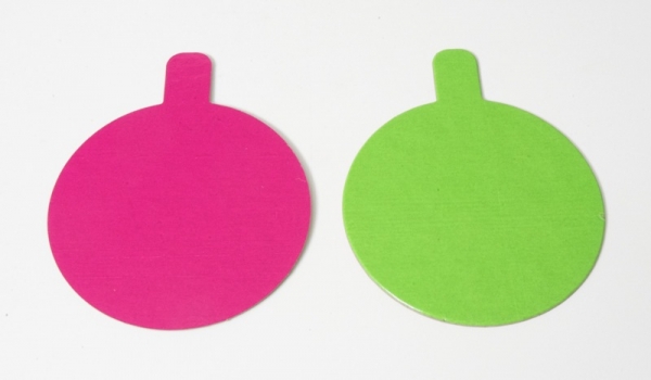 Violett / Green small cake boards Round 8 cm at sweetART