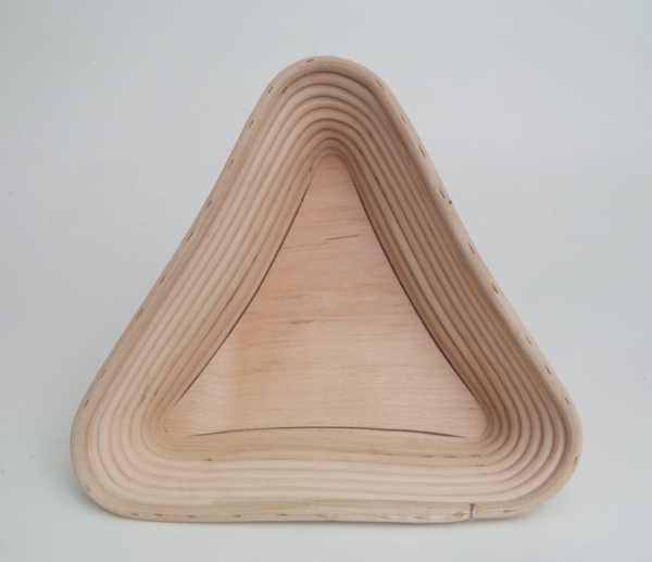 Dreiecks Brotform - Gärkörbchen mit Holzboden 0,75 kg von sweetART