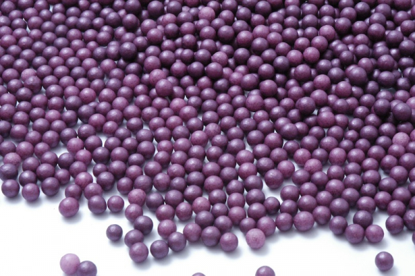 Sugar pearls large glitter violet 40 g at sweetART
