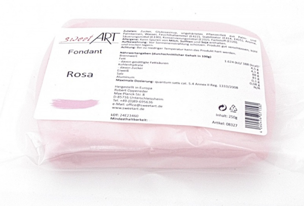 Best sugar paste for modelling 250 g pink at sweetART