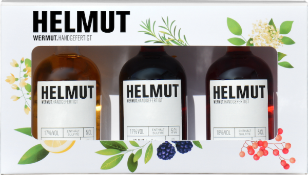 3 set-Vermouth HELMUT the white - rosé - red at sweetART (Photo Helmut Wermut GbR)