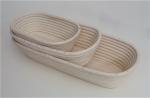 Bread baking mould oval rattan for 0,5, 1 kg and 2 kg bread