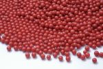Sugar pearls large glitter red 140 g