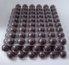 162 Stk. 3-Set bedruckte Schokoladen Halbkugeln zartbitter - Weihnachten