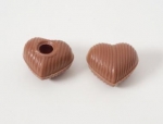 54 Milk Chocolate Heart Shells with Recipe Suggestion