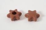 42 Stk. Schokoladenstern Hohlkörper Vollmilch mit Rezeptvorschlag