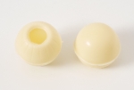 108 Stk. Mini Schokoladen Hohlkugeln - Praline Hohlkörper Weiß