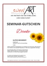 Pastry seminar gift voucher "Thank You"